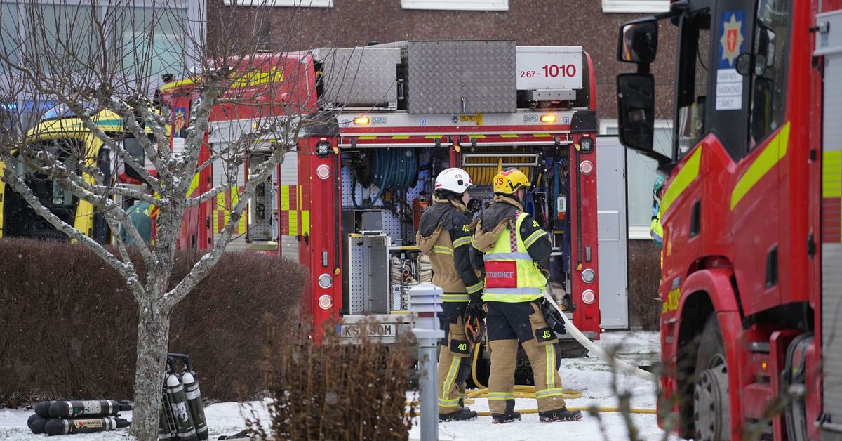 &Auml;ldre man d&ouml;d i l&auml;genhetsbrand i V&auml;xj&ouml;