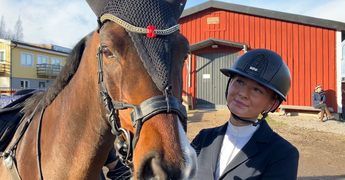 Engla Boström och ponnyn Wille från Ånge slåss om medaljerna i SM i ...