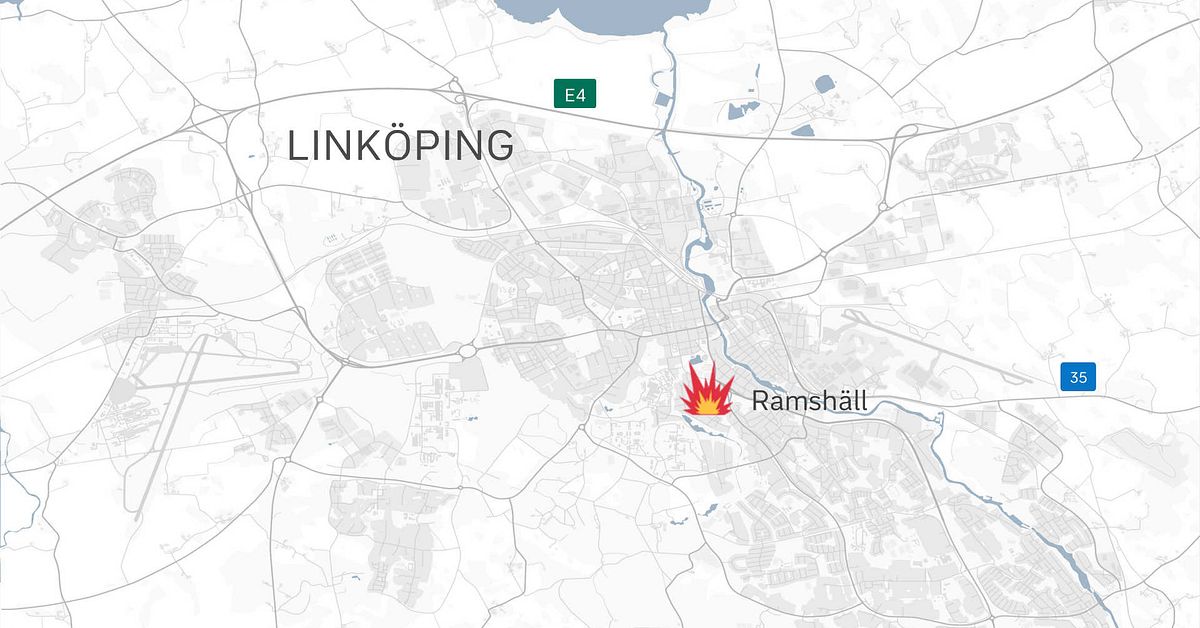 En allvarligt skadad efter olycka med smällare i Linköping