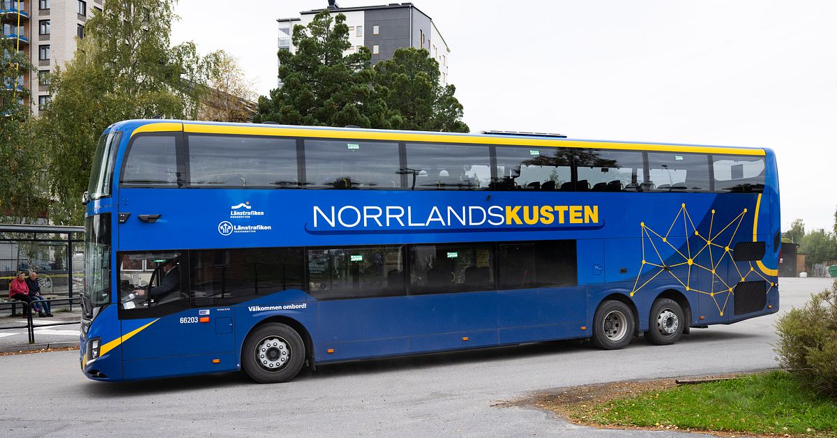 Buss stoppad i Vindeln &ndash; f&ouml;raren tros ha somnat