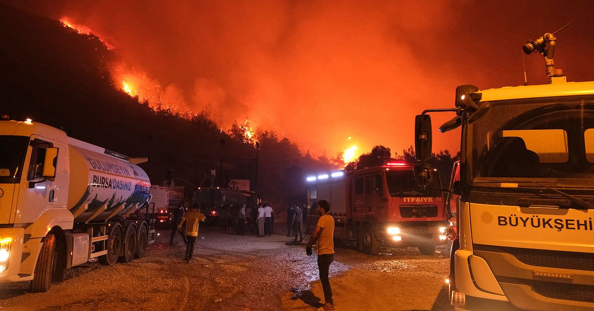 Omfattande skogsbränder i Turkiet: ”Långt ifrån över”