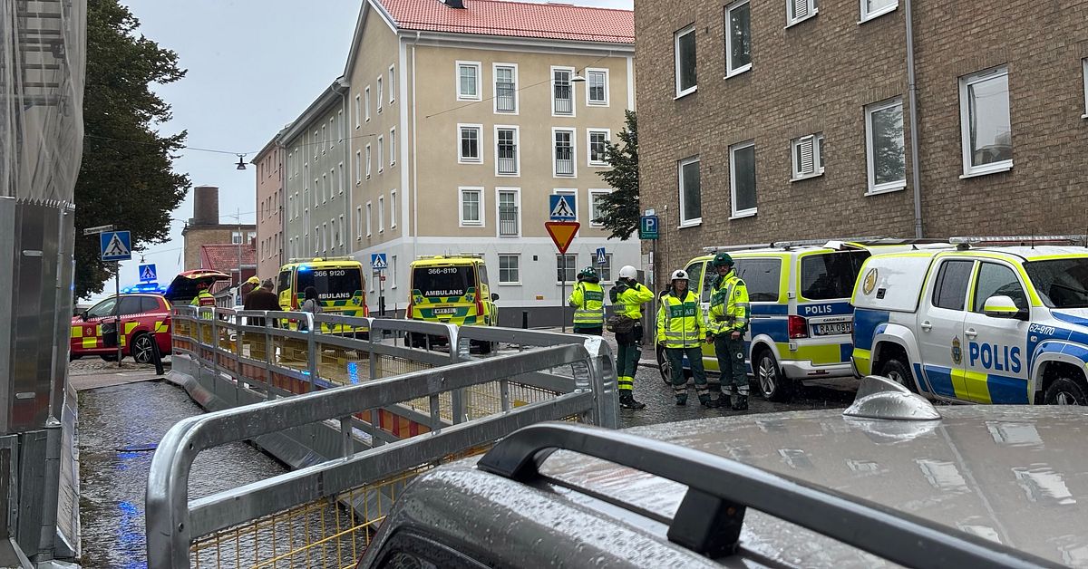 Skola i Karlskrona inrymdes &ndash; elev gripen