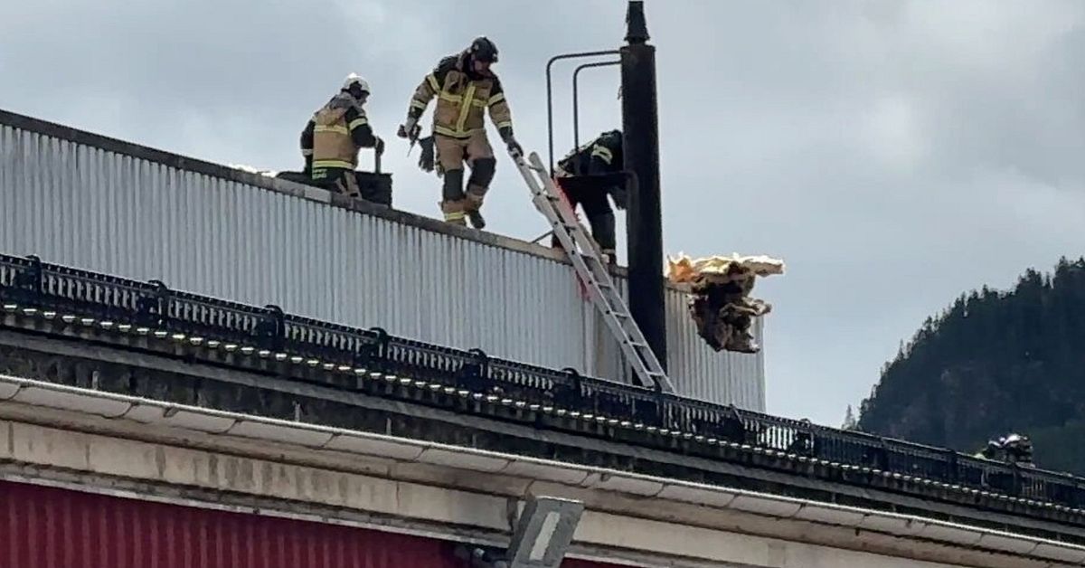 Brand i verkstad i Hammarstrand &auml;r nu sl&auml;ckt