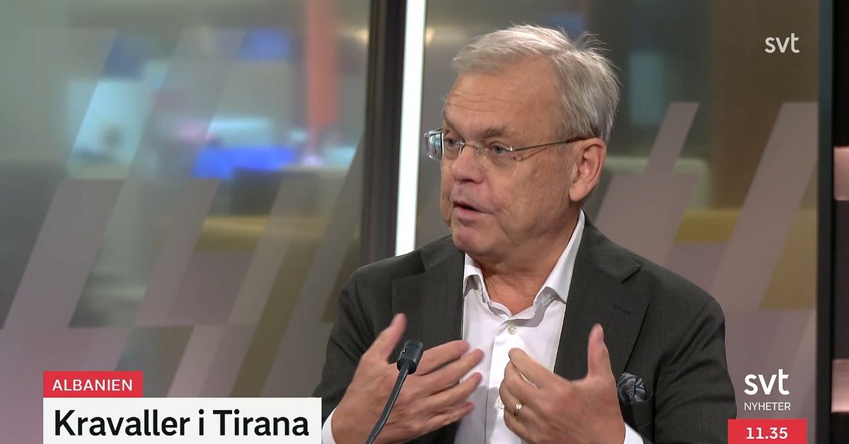Protester i Albanien: &rdquo;Premi&auml;rministern vill h&aring;lla sig v&auml;l med Trump&rdquo;