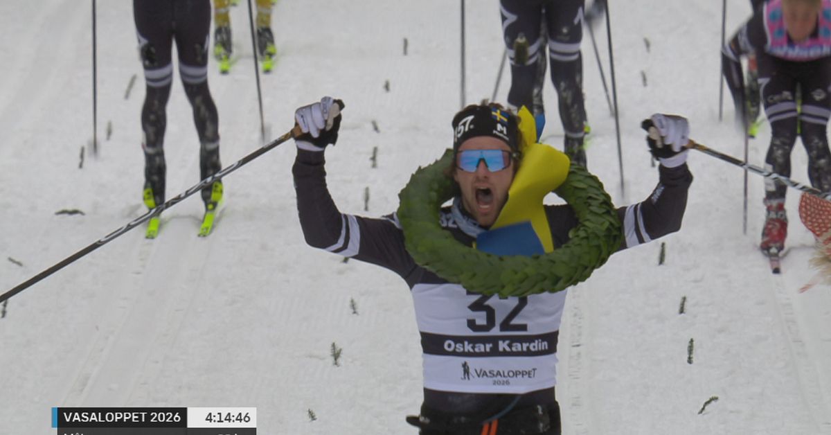 Oskar Kardin vinner Vasaloppet 2026