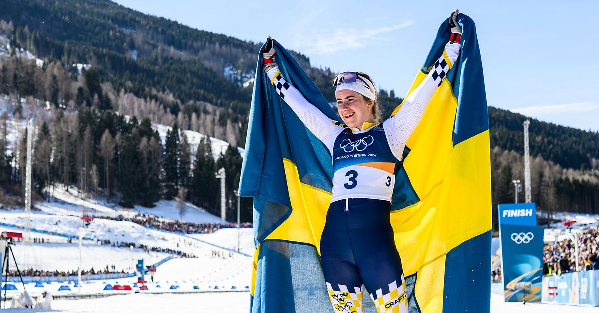 S&aring; l&auml;t Ebba Anderssons guldlopp p&aring; norska