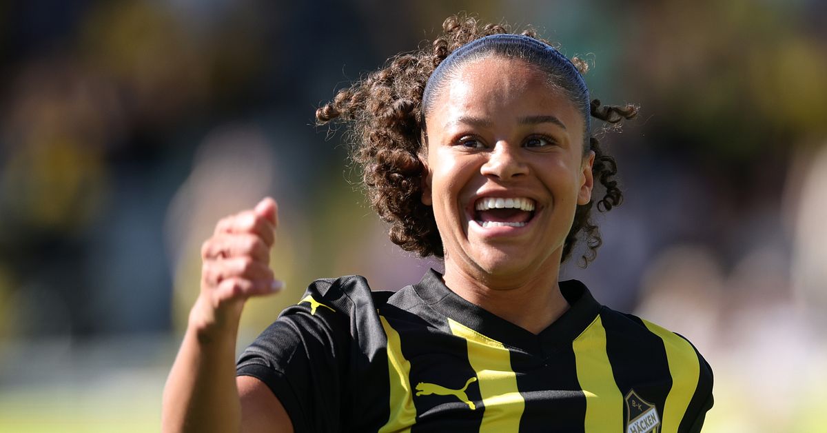 Felicia Schr&ouml;der gjorde hattrick i Europacupfinalen
