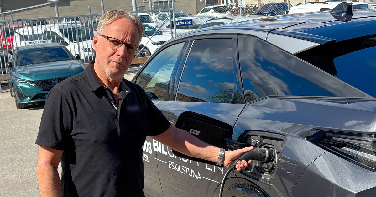 Bilförsäljaren i Eskilstuna om handeln av begagnade elbilar: ”Ökat explosionsartat”