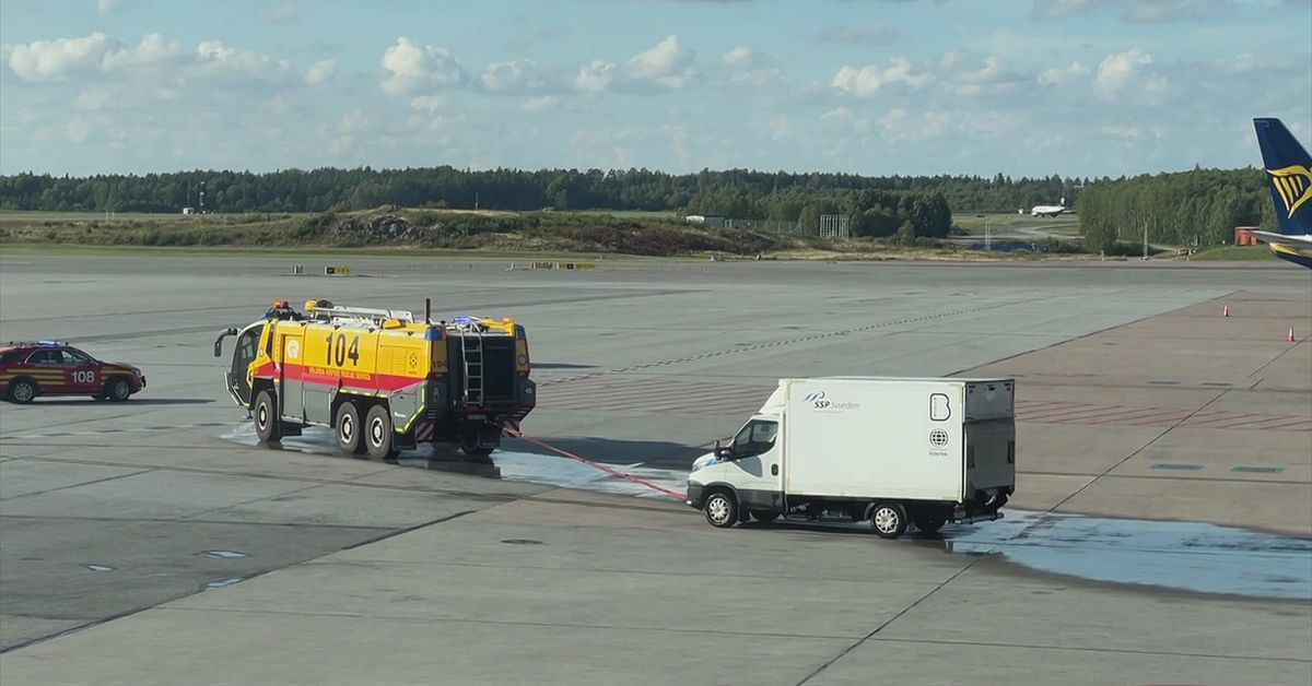 Lastbil läckte gas på Arlanda – delar av terminal 5 utrymdes