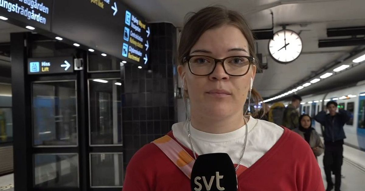 SL: Stora störningar fortsätter på röda linjen | SVT Nyheter
