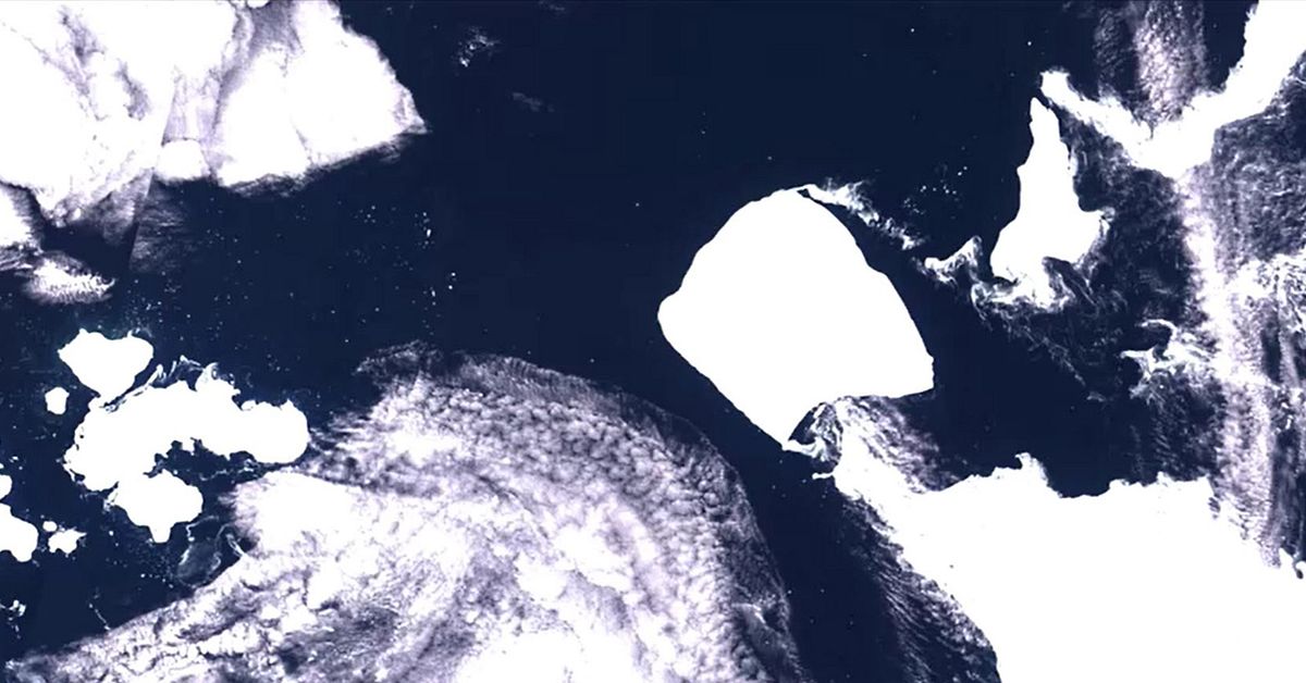 The world’s largest iceberg is in operation – decades later