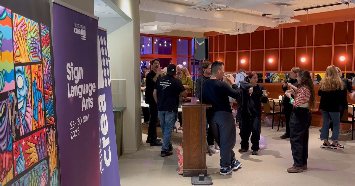 En konstnärlig fest: Teckenspråkets stjärnor samlades i Stockholm