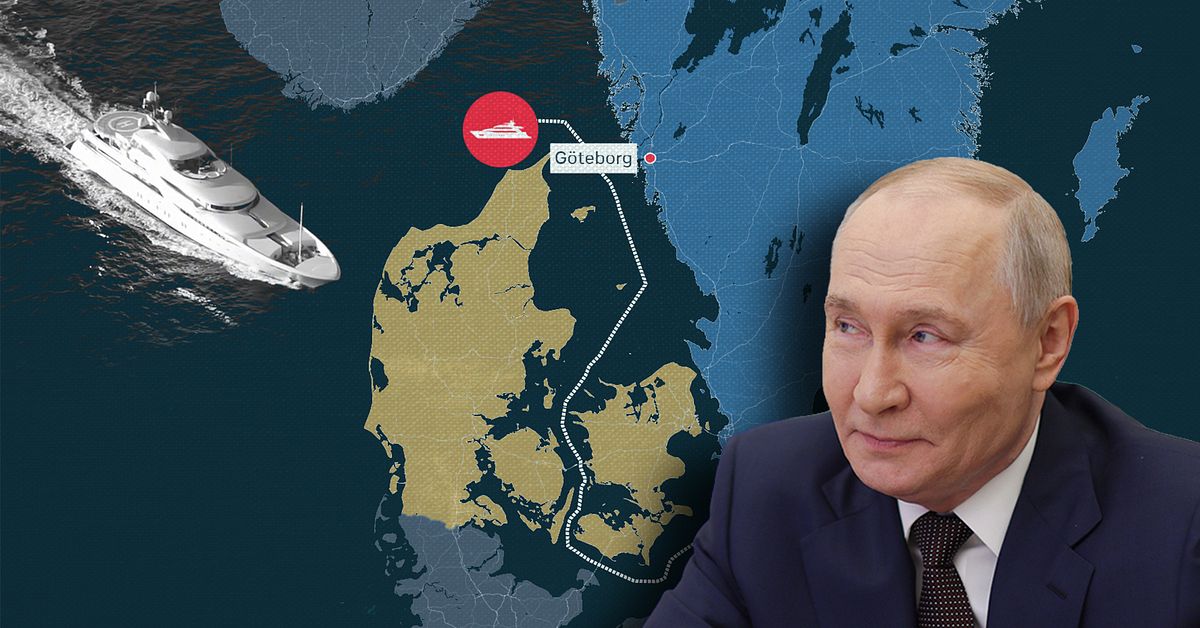 Putins superyacht sm&ouml;g f&ouml;rbi Sverige &ndash; det h&auml;r vet vi om f&auml;rden