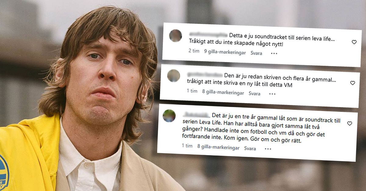 Kritik mot nya VM-l&aring;tens refr&auml;ng: &rdquo;&Auml;r ju en tre &aring;r gammal l&aring;t&rdquo;