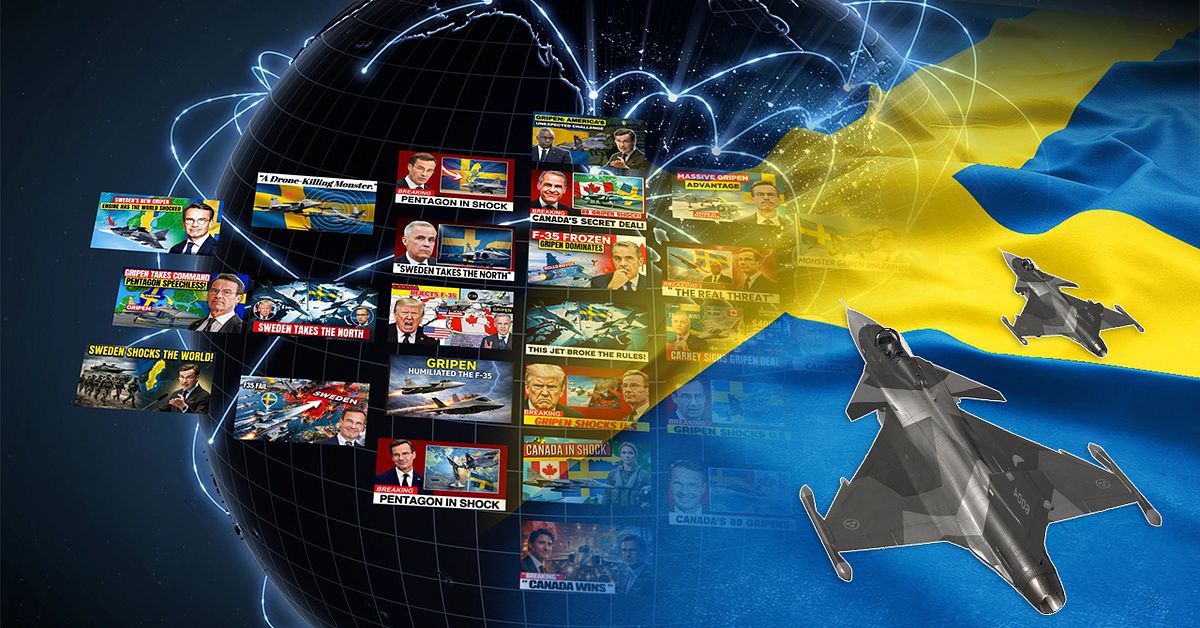 Youtube svämmar över av mystiska Gripen-hyllningar – spåren leder mot Pakistan