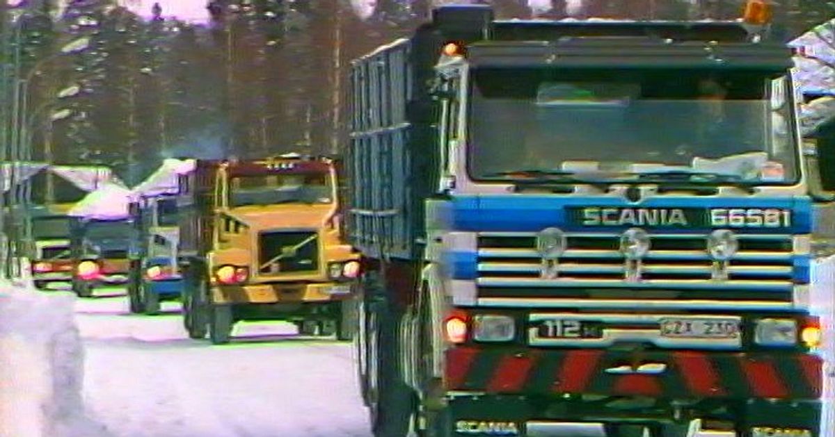 Så löste Södertälje snöröjningen år 1985