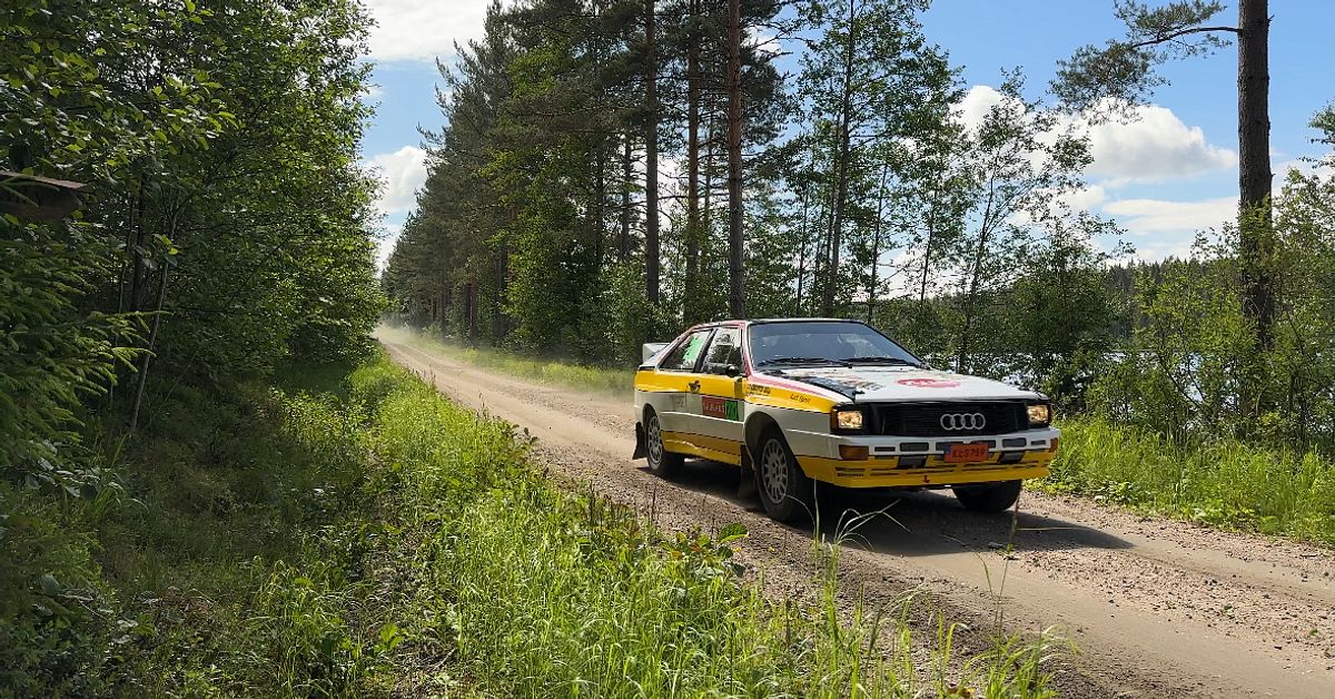 Veteraner bjuder på show med legendariska bilar under Royal rally of Scandinavia