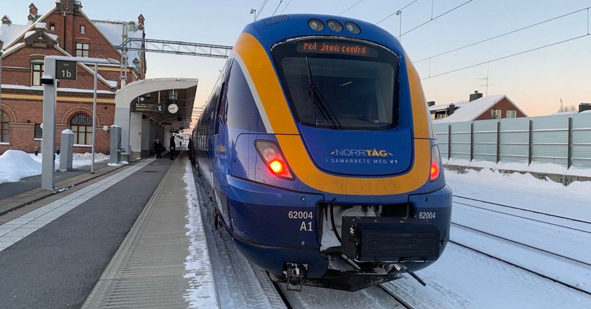 Kyla stoppar t&aring;gtrafiken mellan Ume&aring; och Vindeln