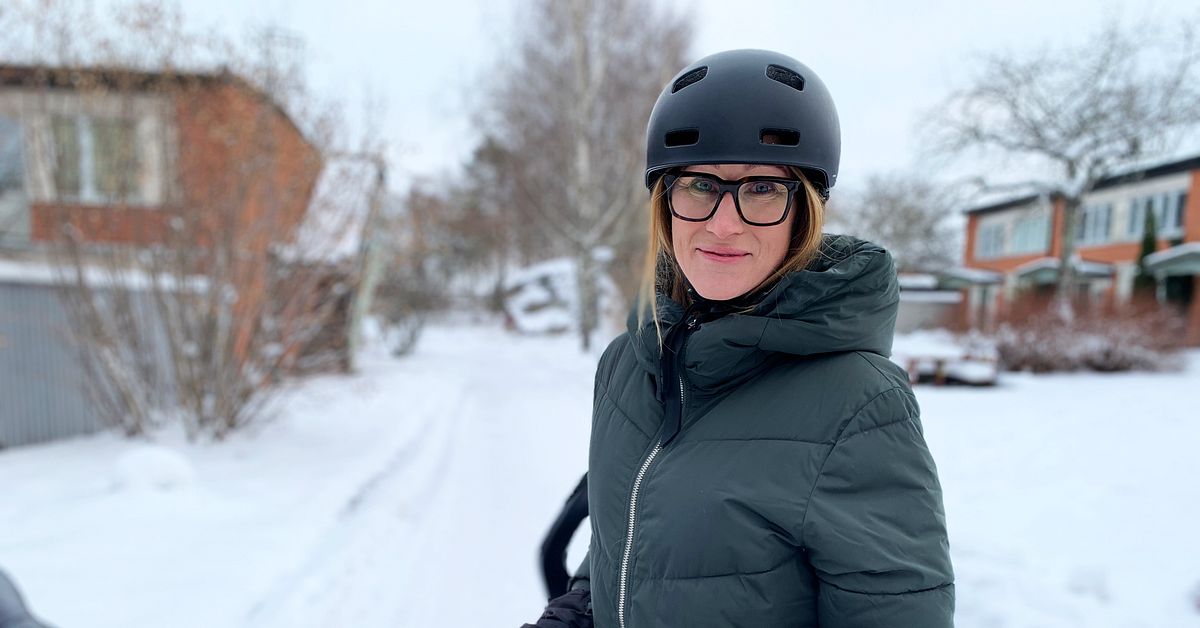 Maria blev vintercyklare genom Örebro kommuns kampanj | SVT Nyheter