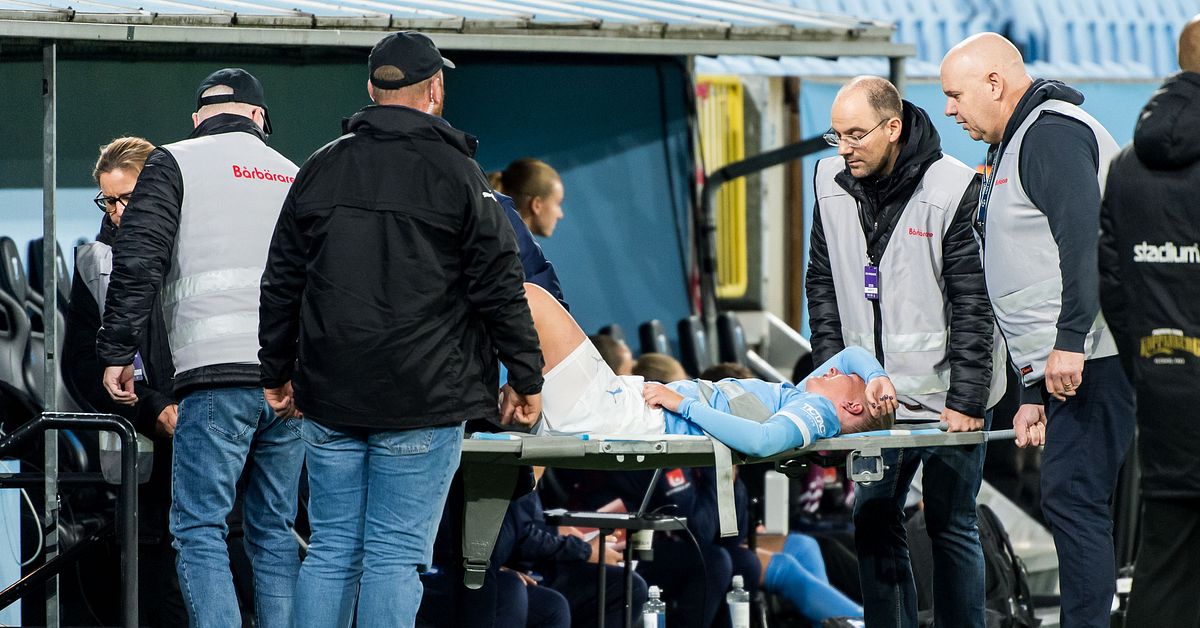 Stora bakslaget för Malmö FF i guldstriden – Tuva Skoog ut på bår