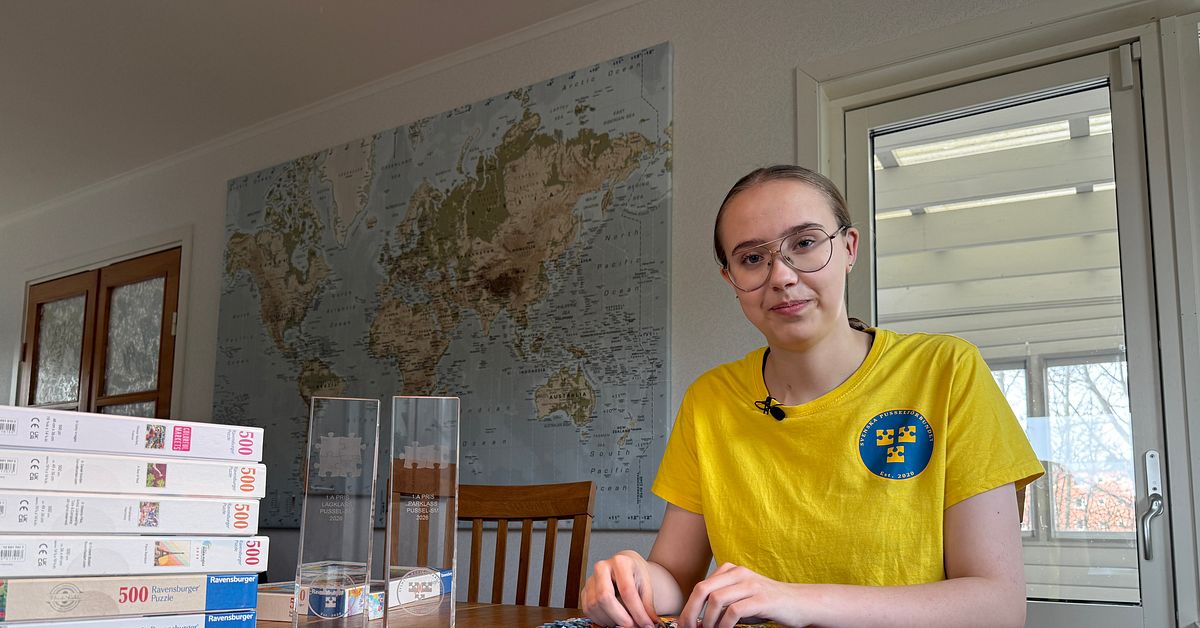 Tyra, 18, &auml;r en av Sveriges snabbaste pusslare &ndash; vann dubbla SM-guld