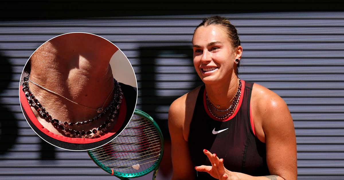 Aryna Sabalenka vann &ndash; med diamanthalsbanden: &rdquo;Viktigt att se bra ut&rdquo;