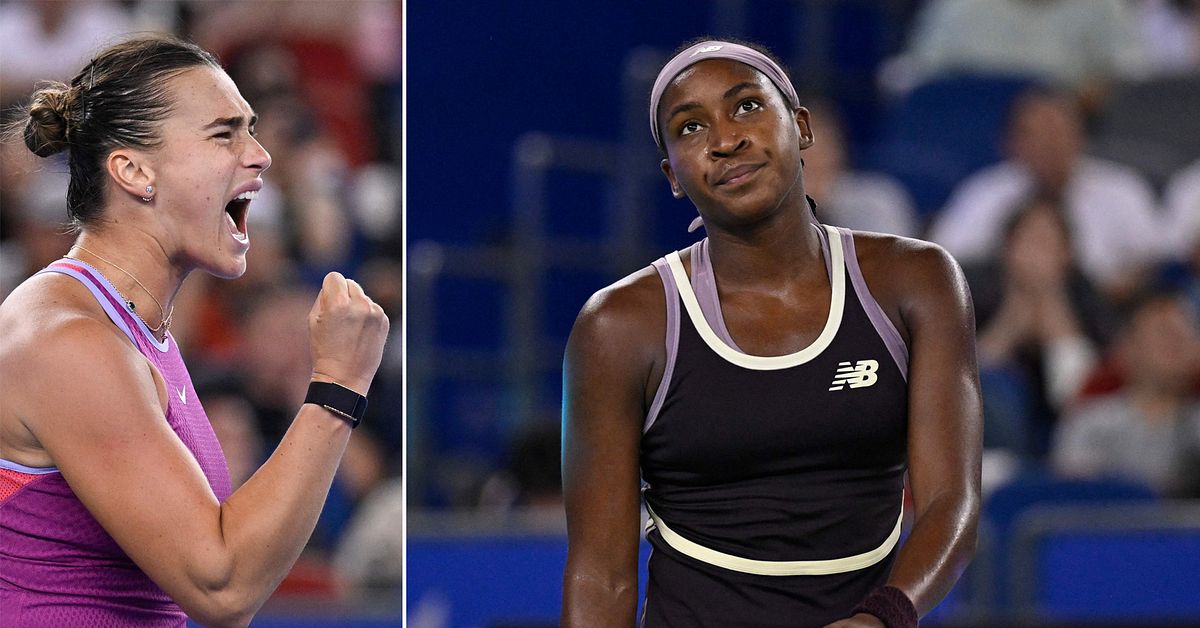 Tennis: 21 dubbelfel sänkte Coco Gauff mot Aryna Sabalenka | SVT Sport