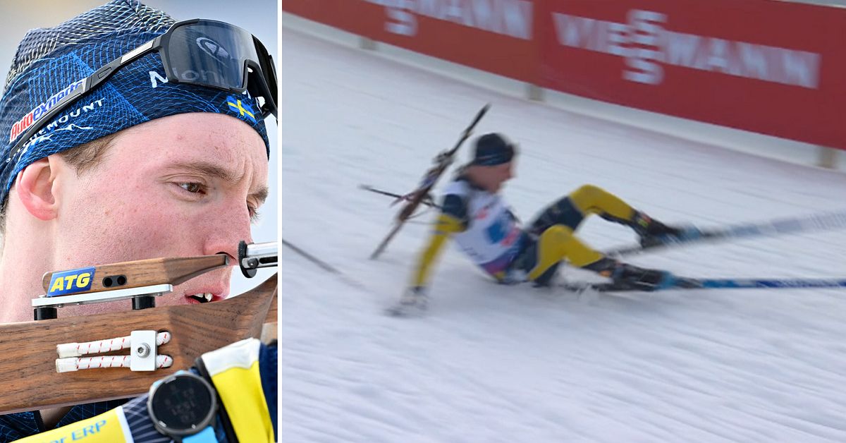 バイアスロン：セバスチャン・サミュエルソンは混合リレーのメダルのための戦いに落ちました