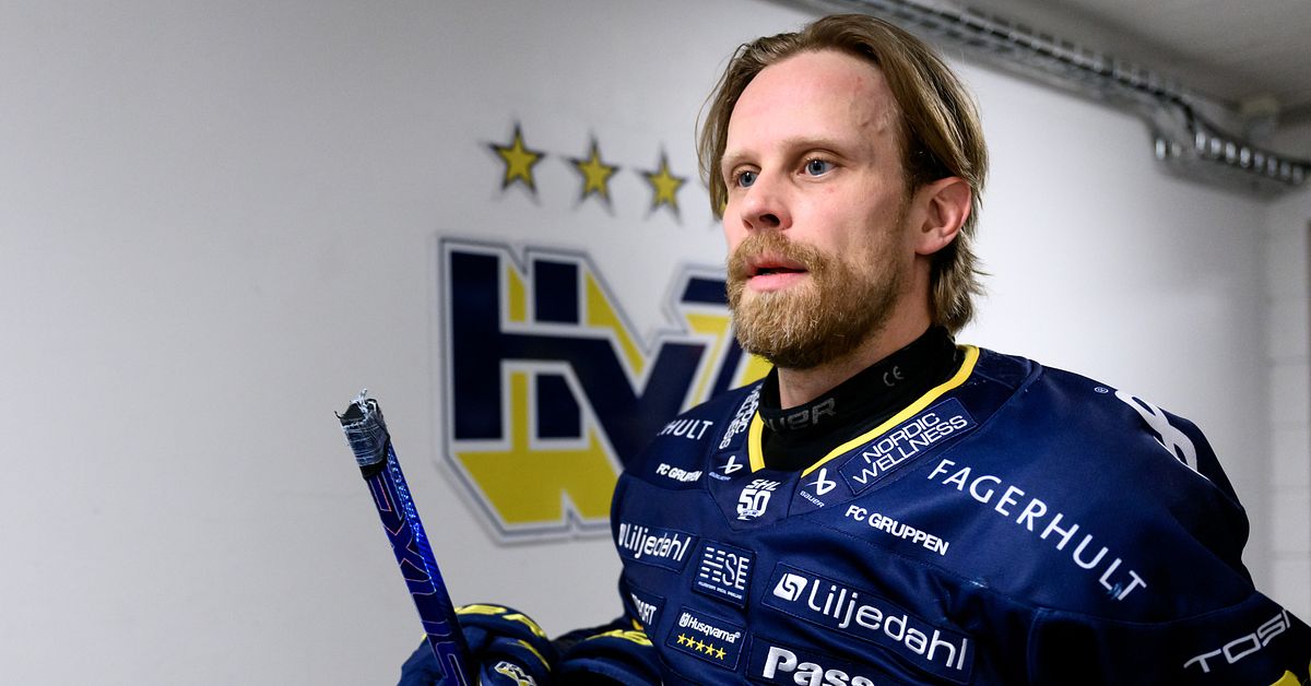 Hockeyikonen Mattias Tedenby l&auml;mnar HV71