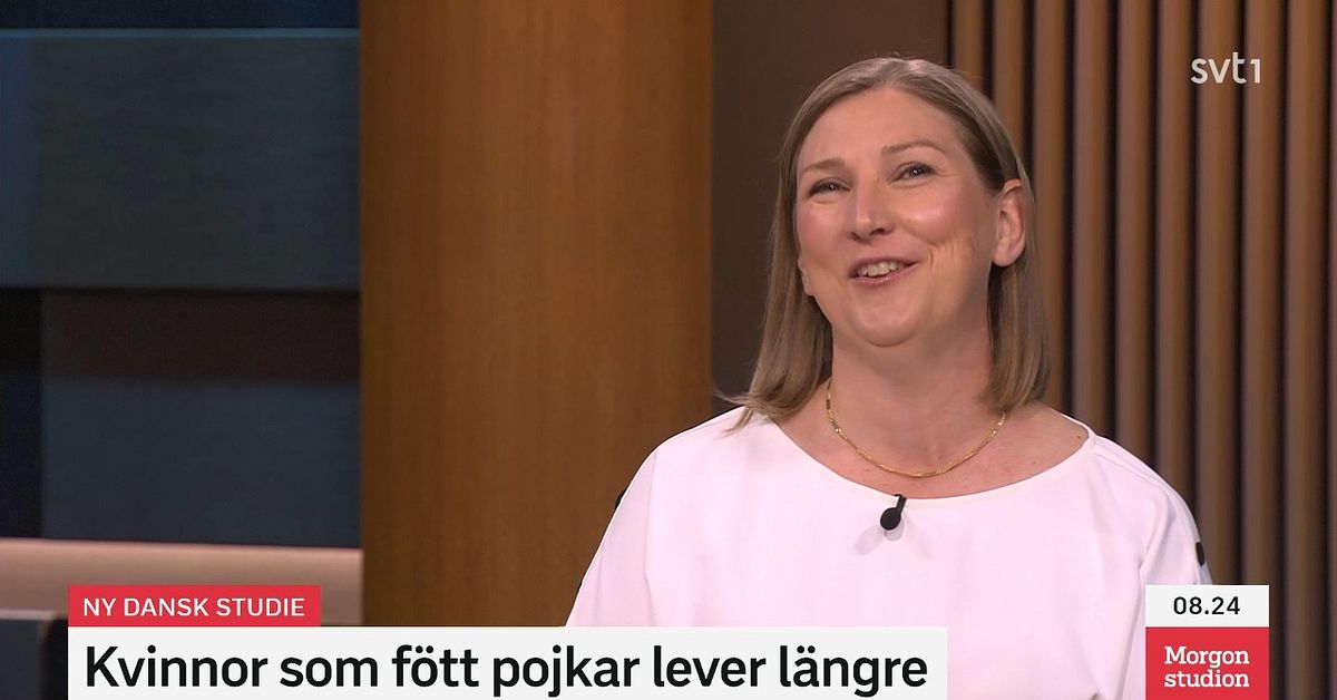 Ny studie: Kvinnor som f&ouml;tt pojkar lever l&auml;ngre