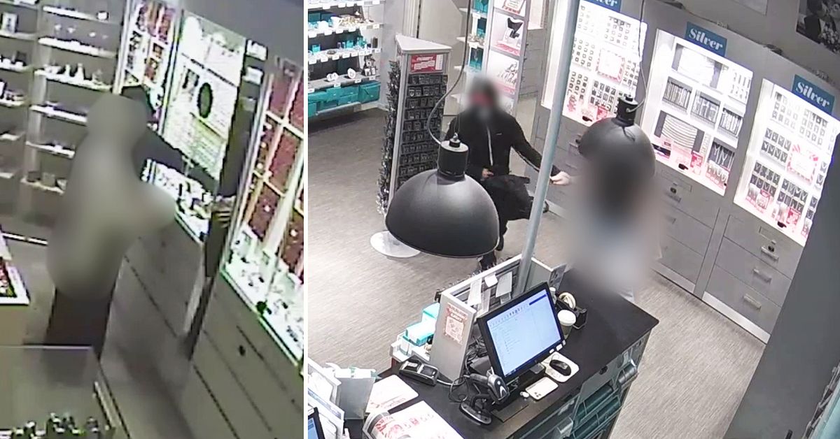 Här rånas guldbutikerna – maskerad tog smycken för 680 000 kronor