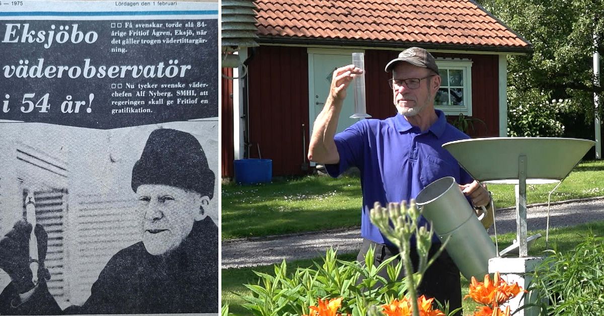 Sl&auml;kten utanf&ouml;r Eksj&ouml; som observerat v&auml;der i &ouml;ver 100 &aring;r