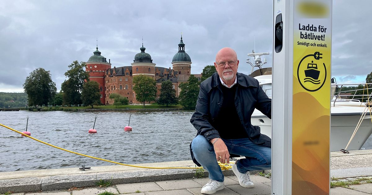 Mariefred har länets första laddare för elbåt: ”Kan inte bara vänta på ...