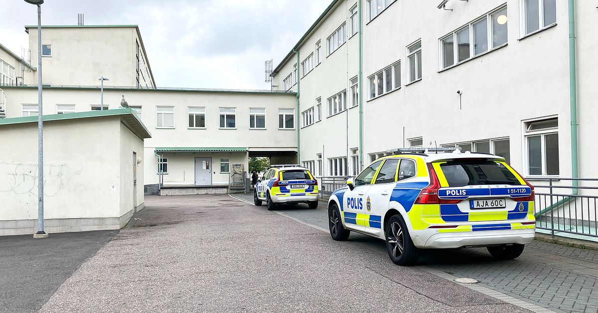 Stor polisinsats p&aring; skola i Majorna i G&ouml;teborg