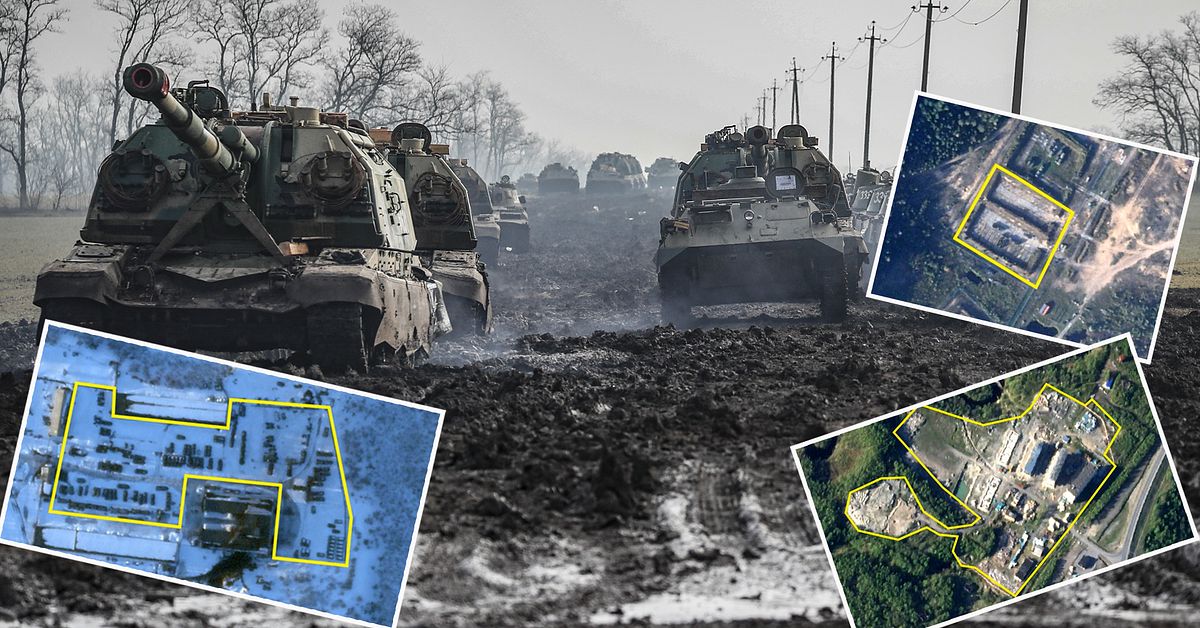 Avsl&ouml;jar: H&auml;r upprustar Ryssland &ndash; bara kilometer fr&aring;n Natos gr&auml;ns