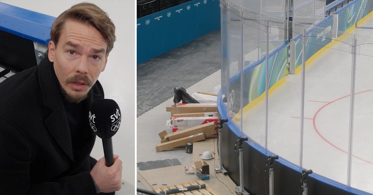 H&auml;r bes&ouml;ker SVT den omtalade OS-hockeyarenan i Milano