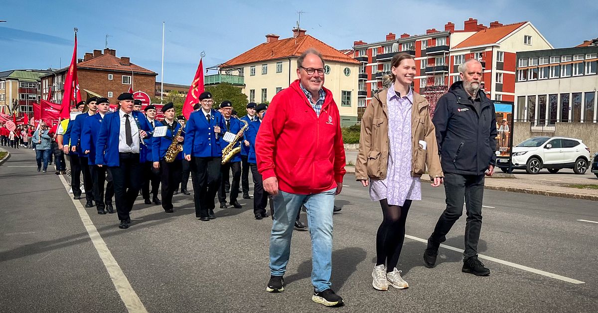 Här första maj-talar Lisa Nåbo (S) för sista gången som SSU-topp