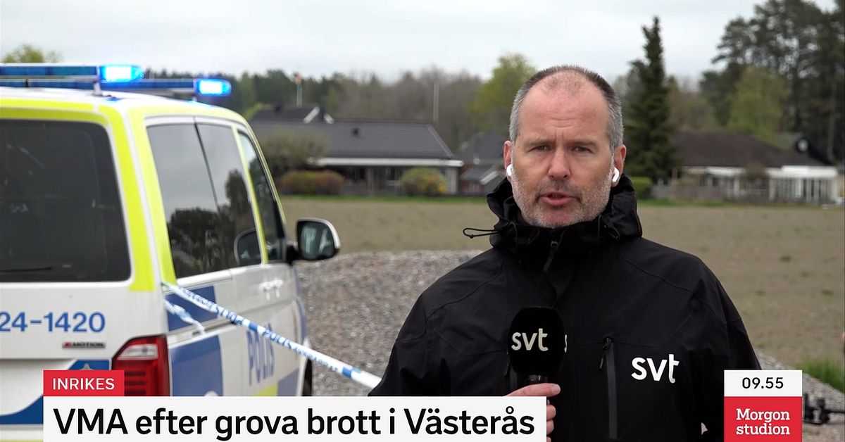 Kvinna skadad efter grova brott Västerås – VMA utfärdat