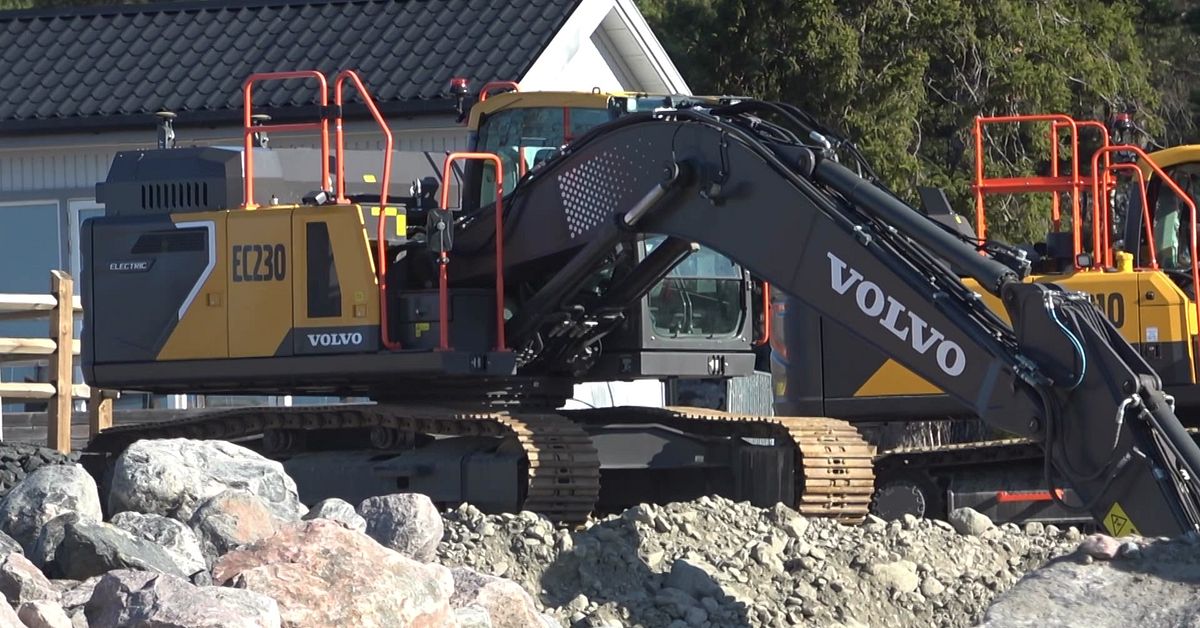 Volvo bygger ny fabrik i Eskilstuna – ska tillverka grävmaskiner