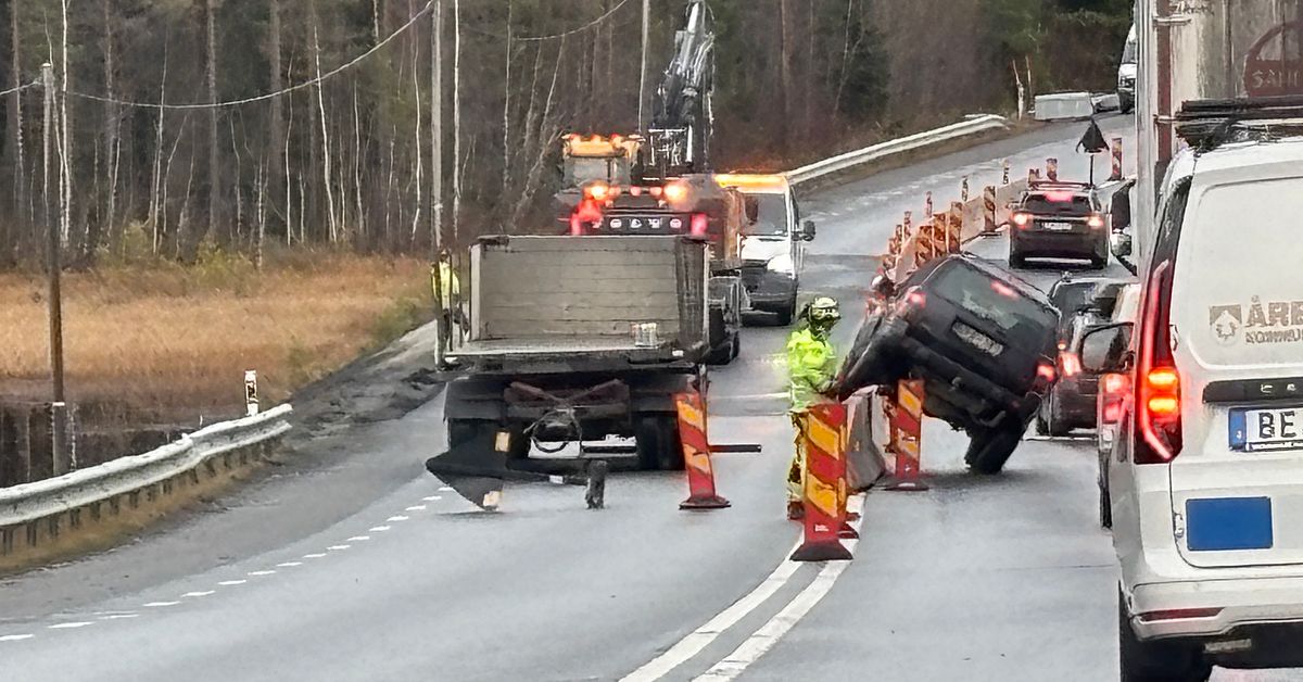 E14 avst&auml;ngd mellan J&auml;rpen och M&ouml;rsil