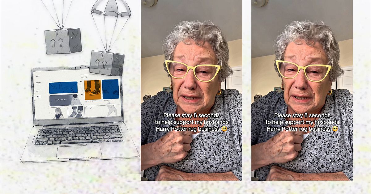 Klipp med gråtande seniorer stjäls – för att lura onlineshoppare
