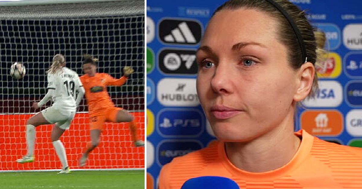 Fotboll: Jennifer Falk i tårar efter Häckens Champions League-förlust ...