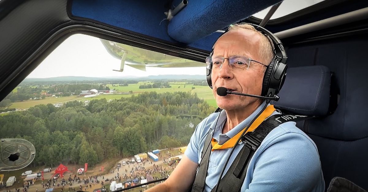 Framtidens och historiens flygplan visades på flygfesten i Dala-Järna