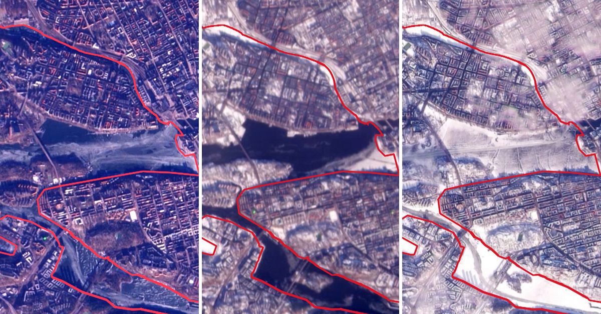 Sverige fryser: Nya satellitbilder visar isens utbredning