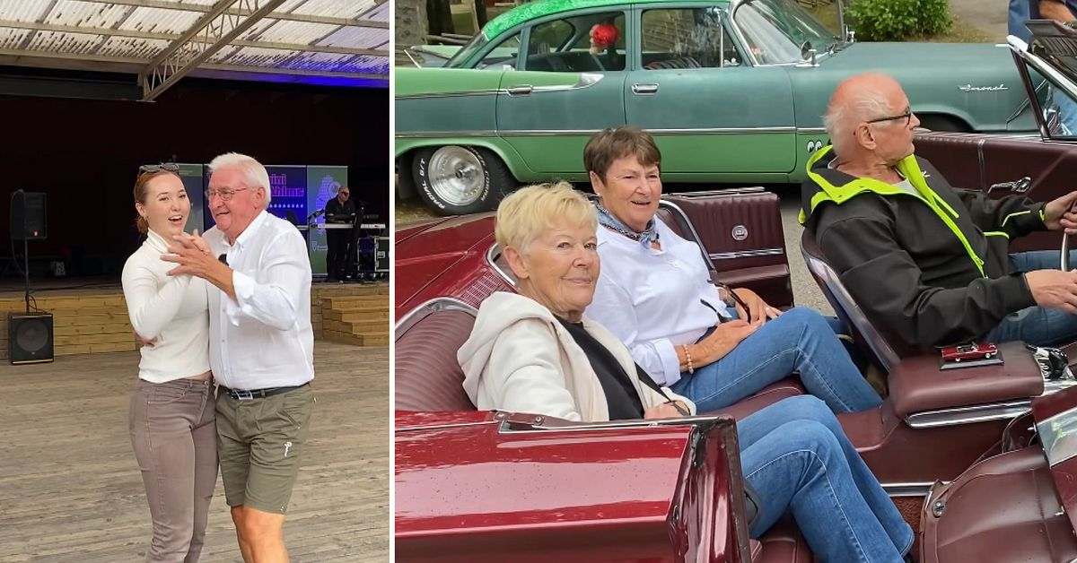 Nostalgiträff i Wämöparken: ”Det är härligt”