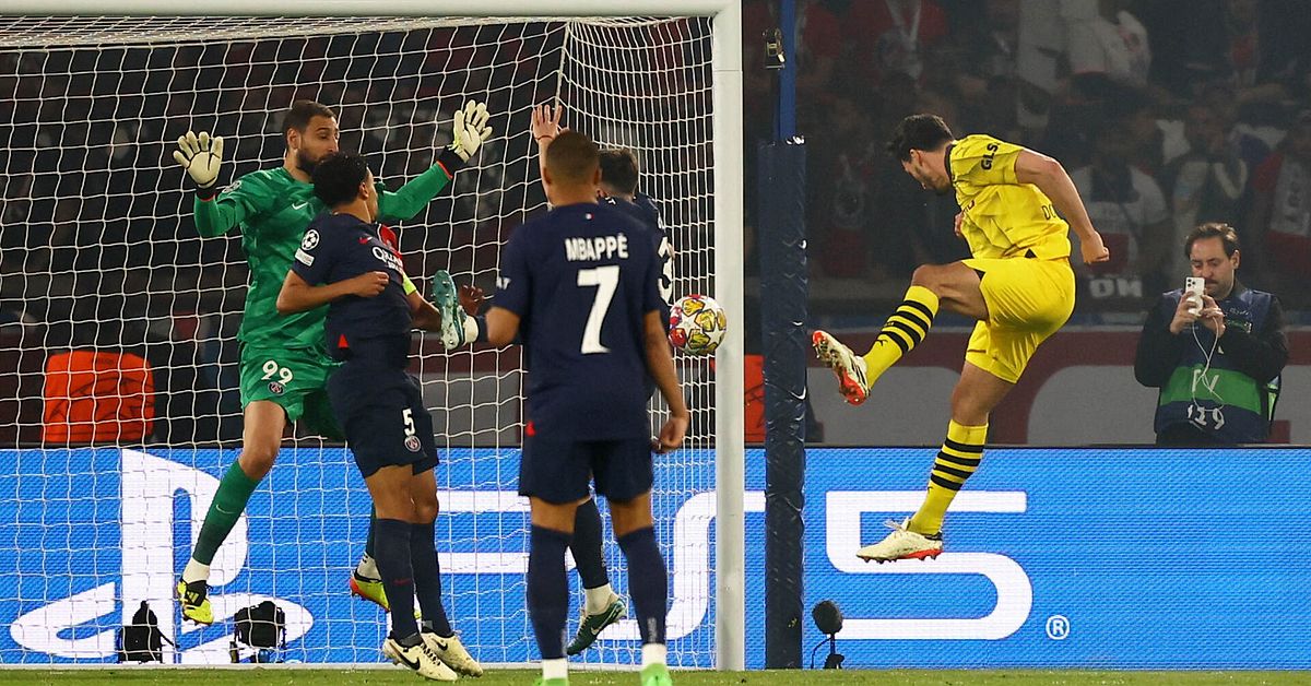 Calcio: il Dortmund è pronto per la finale di Champions League, eliminando il Paris Saint-Germain