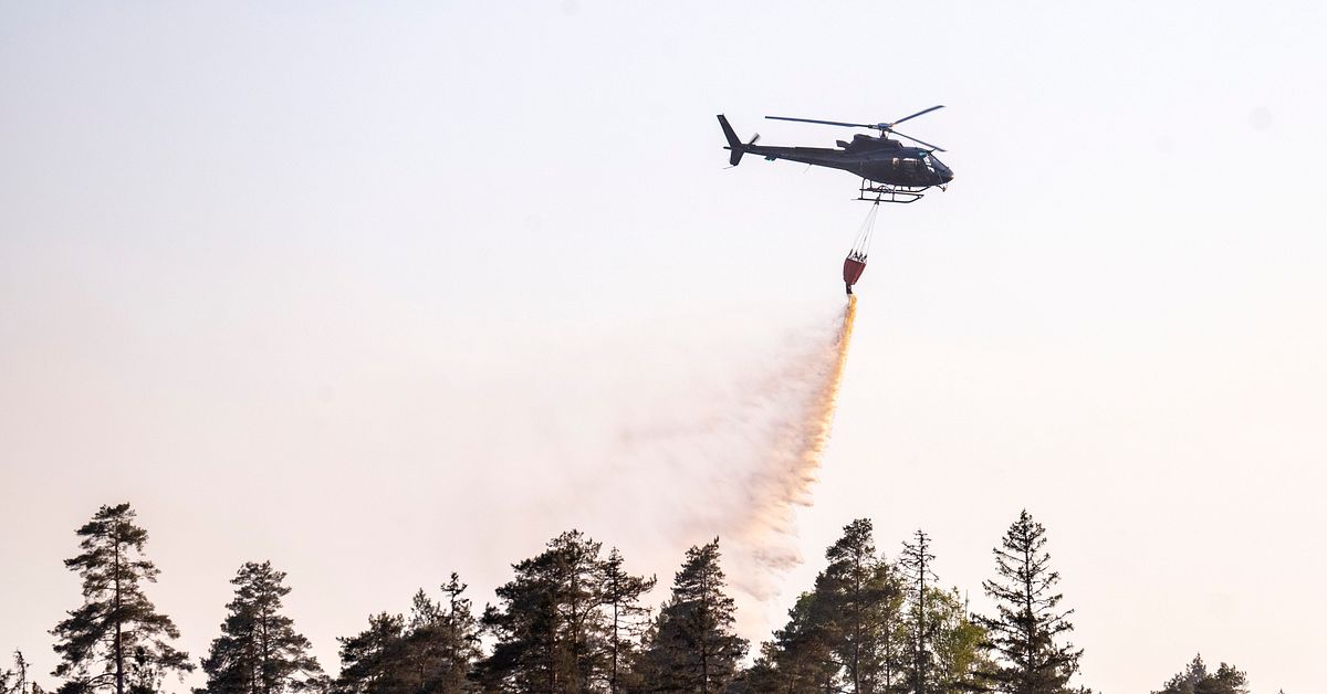Brandrisk i stora delar av landet