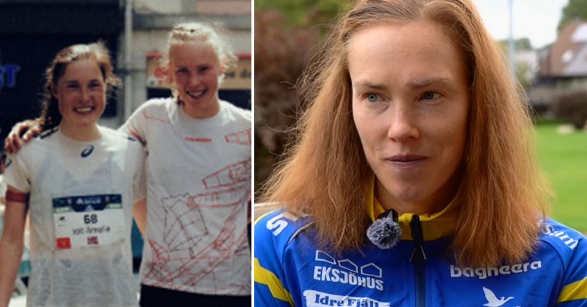 Tove Alexandersson i blå tävlingsdräkt efter dödsfallet av Ida Amelie Robsahm