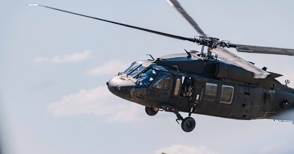 Försvaret och polisen övar med helikoptrar över Stockholm