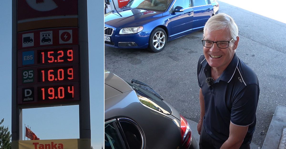 Danska bensinturister vallfärdar till svenska pumpar